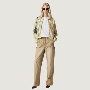 J.Crew Painter Pants Womens 30 Green Double Knee‎ Utility Carpenter Workwear